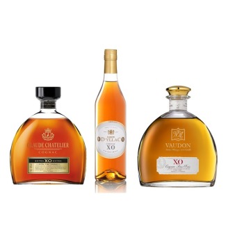 Cognac X.O-Probierpaket  (3 Flaschen)