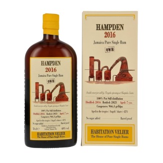2016er Rum Habitation Velier - Hampden OWH - 7 years old  (SONDERPREIS)